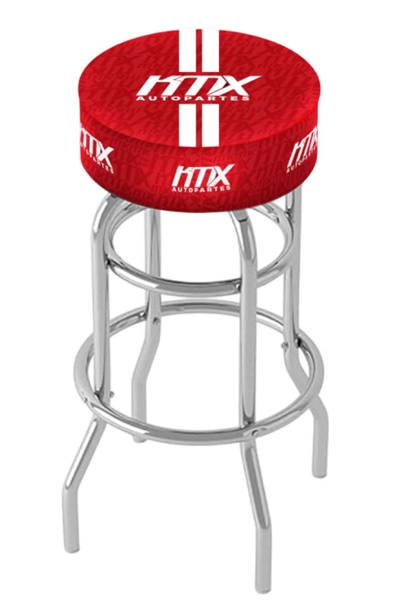 Silla Mostrador KMX Friction con Giro 360° | Butaca para Taller con Respaldo Acolchado - Imagen 2